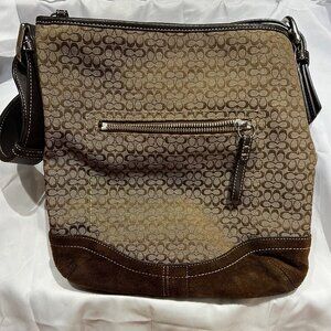 Coach Mini C Jacquard Print Purse